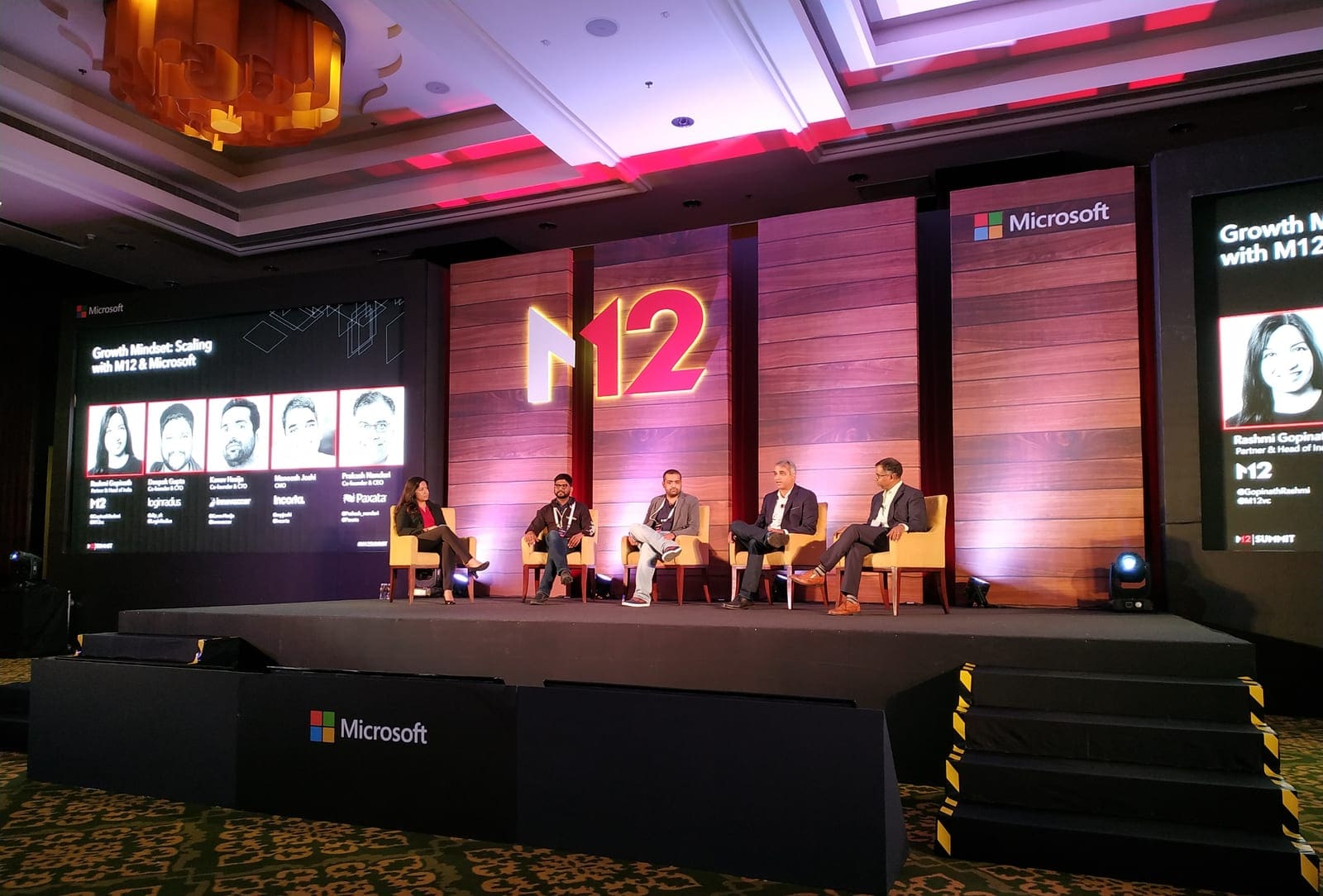Deepak Gupta speaking at Microsoft M12 Summit 2020