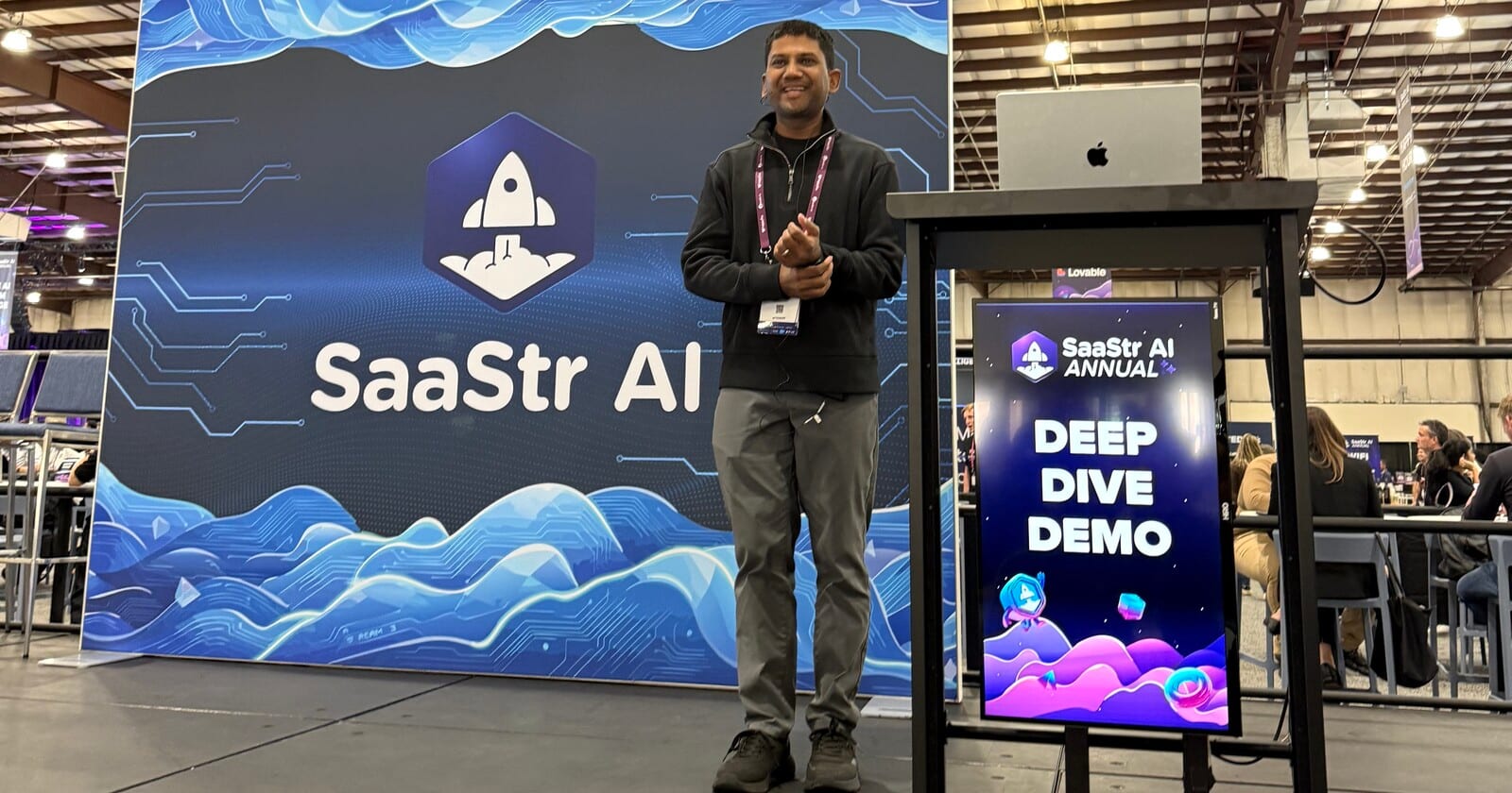 Deepak Gupta speaking at SaaStr AI Annual 2026: LLM Visibility: The New GTM for B2B SaaS, on guptadeepak.com